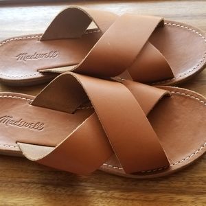Madewell Boardwalk Criss Cross Sandals, Size 8